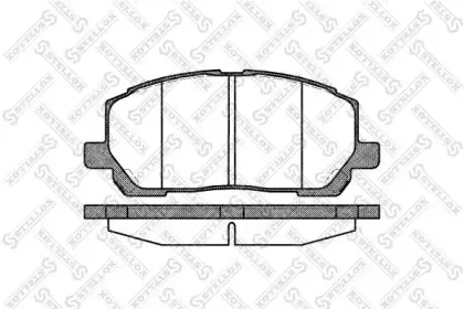 Комплект тормозных колодок, дисковый тормоз STELLOX купить
